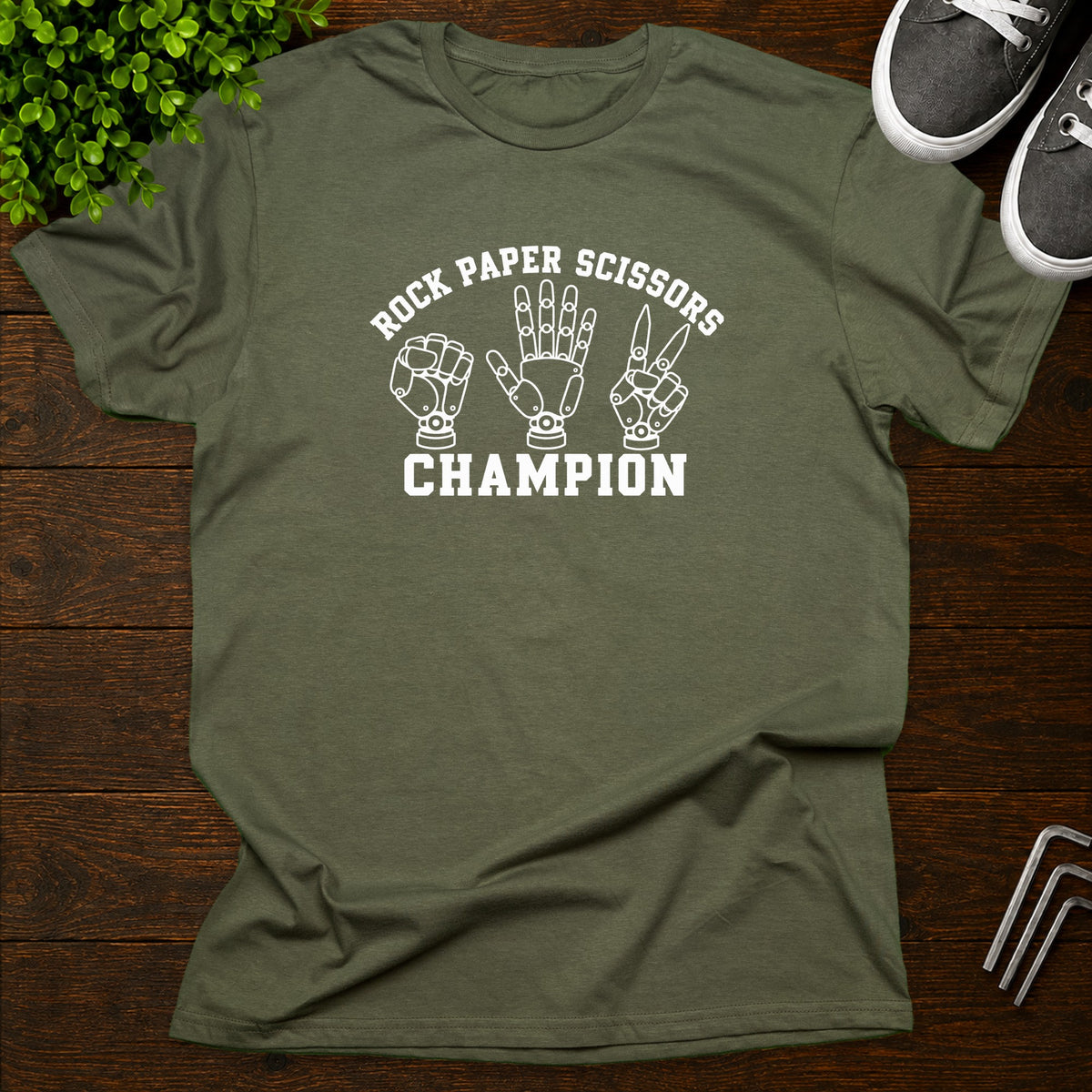 Rock paper scissors champion T-Shirt
