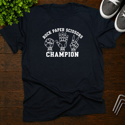 Rock paper scissors champion T-Shirt