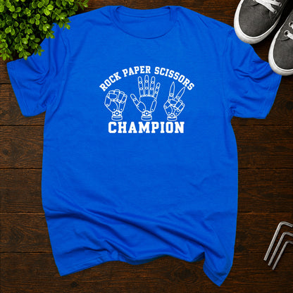 Rock paper scissors champion T-Shirt